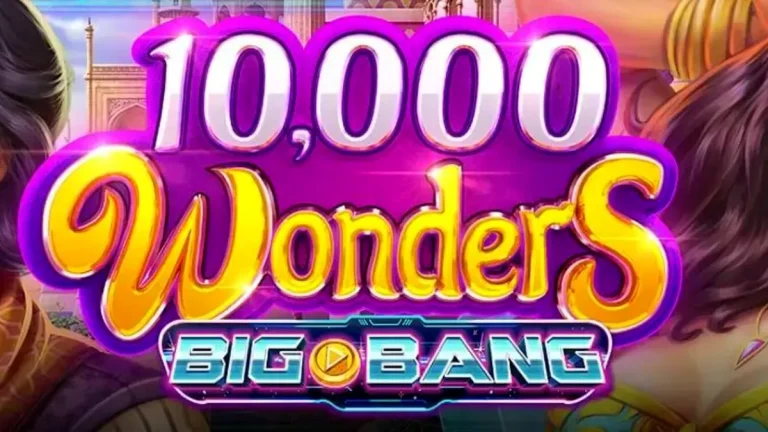 Tampilan visual slot 10,000 Wonders Big Bang dengan tema Arabian yang megah